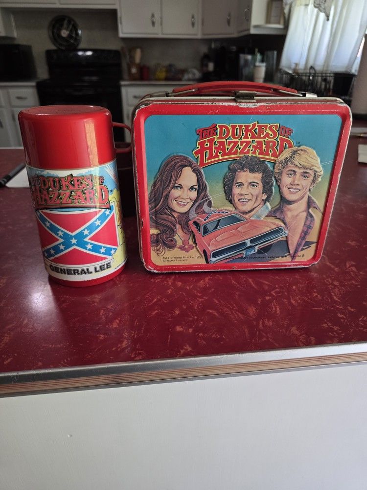 Dukes Of Hazard Lunch Box And Thermos