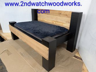 Solid Wood Custom Raised Dog Bed