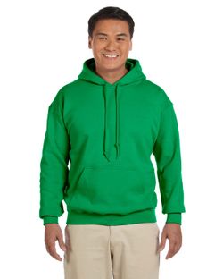 Gildan Heavy Blend Hooded Sweatshirt 18500 S-XL Hoodie cotton/polyester NEW, IRISH GREEN