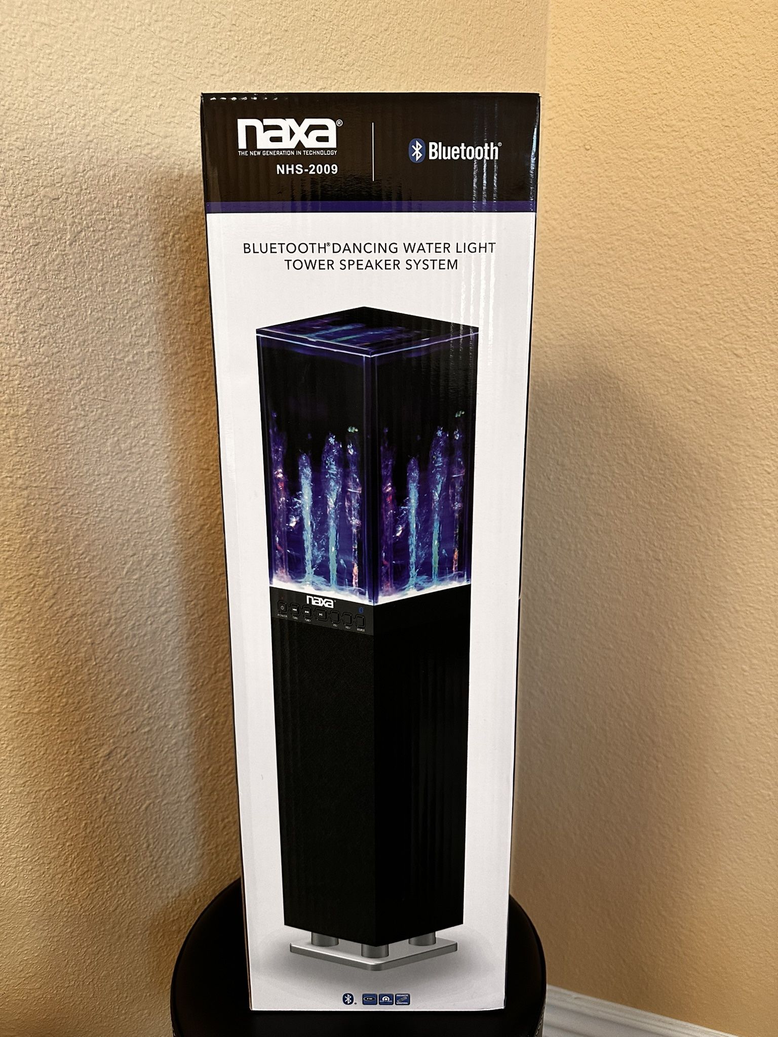 NAXA Bluetooth Dancing Water Tower
