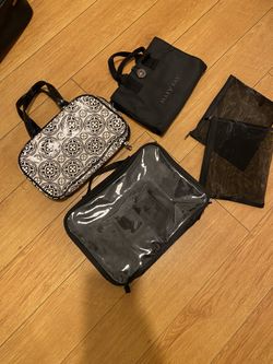 Lot of 6 make up travel beauty cosmetics organizers