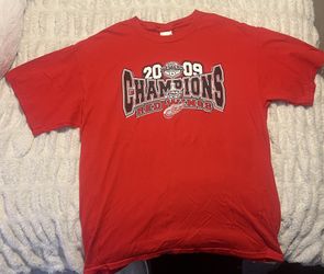 Red 2009 Western Conference Champions Detroit Red Wings shirt
