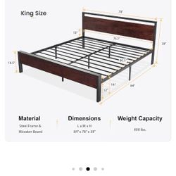 king size bedframe