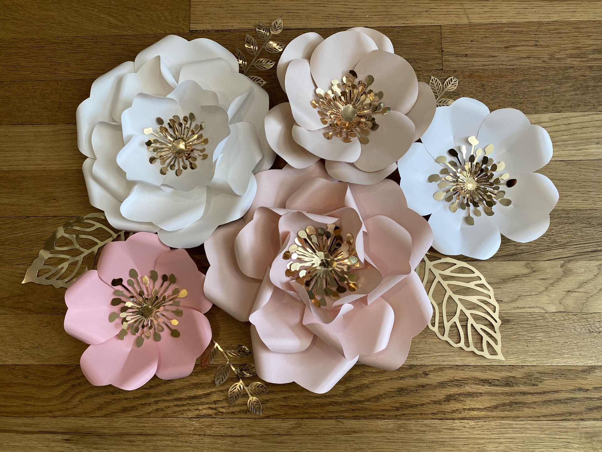 Handmade Paper Wall Flowers