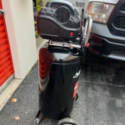 27 Gal. 200 PSI Oil Free Portable Vertical Electric Air Compressor