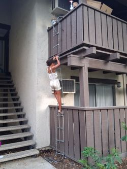 Emergency Escape Chain Ladder
