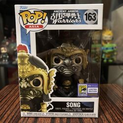 Funko Pop Asia San Diego Comic Con Ancient Armor Warriors Song 163