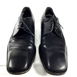 Gucci Oxford Black Leather Lace-up Dress Shoes Men’s Size 10