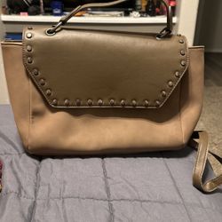 Brown/tan Crossbody Satchel