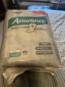 Assurance Brand Men’s Products. 52 Count. New in the unopened Packaging 