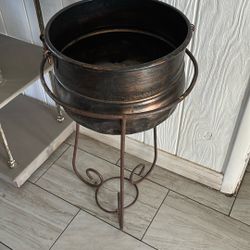 Florero En Buenas Condiciones De Cobre