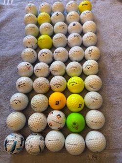 Mixed Lot of Used Golf Balls