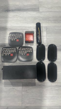 Japanese Lacquerware &Lacquer Calligraphy Sets.