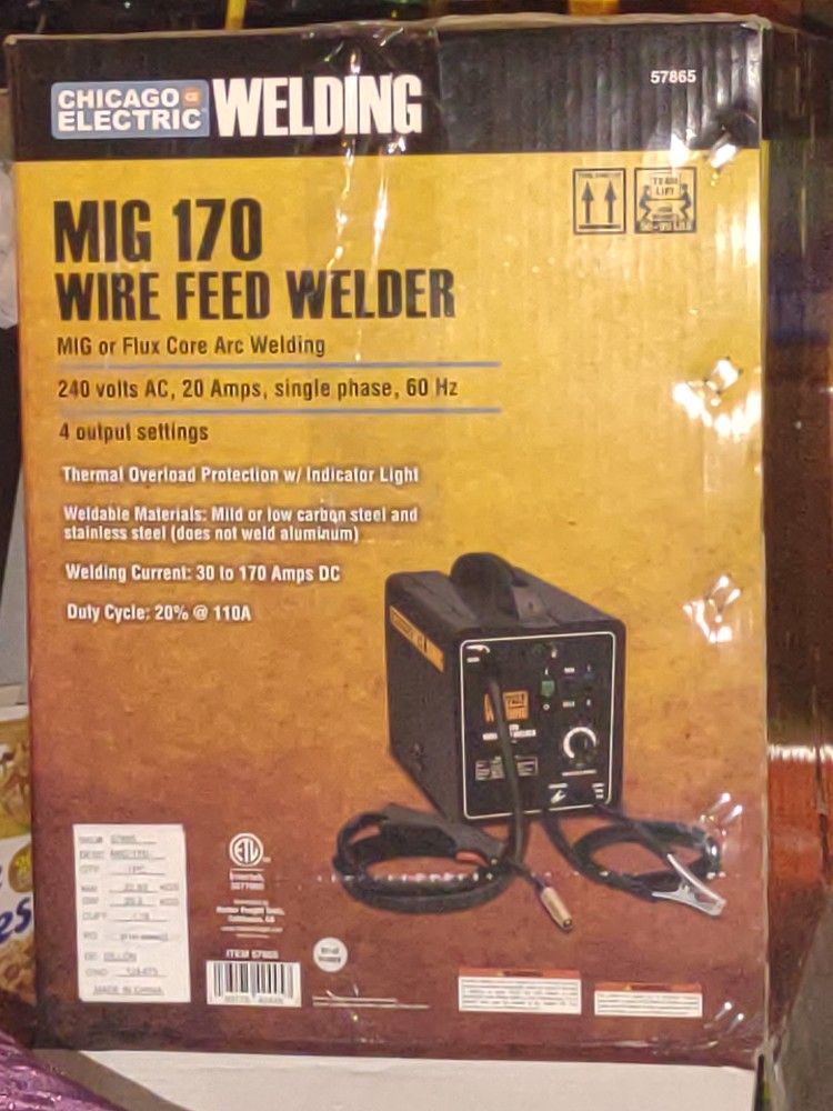 170 Mig Welder, Never Been Used 