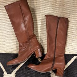 Comfort view Brown Leather Boots