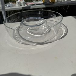 Princess House Serving  Tray, Dessert Stand And Container