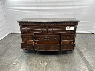 FREE Delivery! Oasis Home Patterson Solid Wood Indoor Dresser with Marble Top