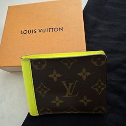 Louis Vuitton Monogram Macassar Slender Wallet 
