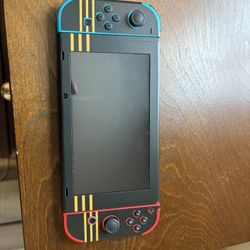 Nintendo Switch With Ic Light Custom Skin