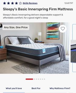 Sleepy's Basic Innerspring Firm Mattress