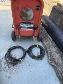 Old Lincoln AC/DC Tombstone Welder
