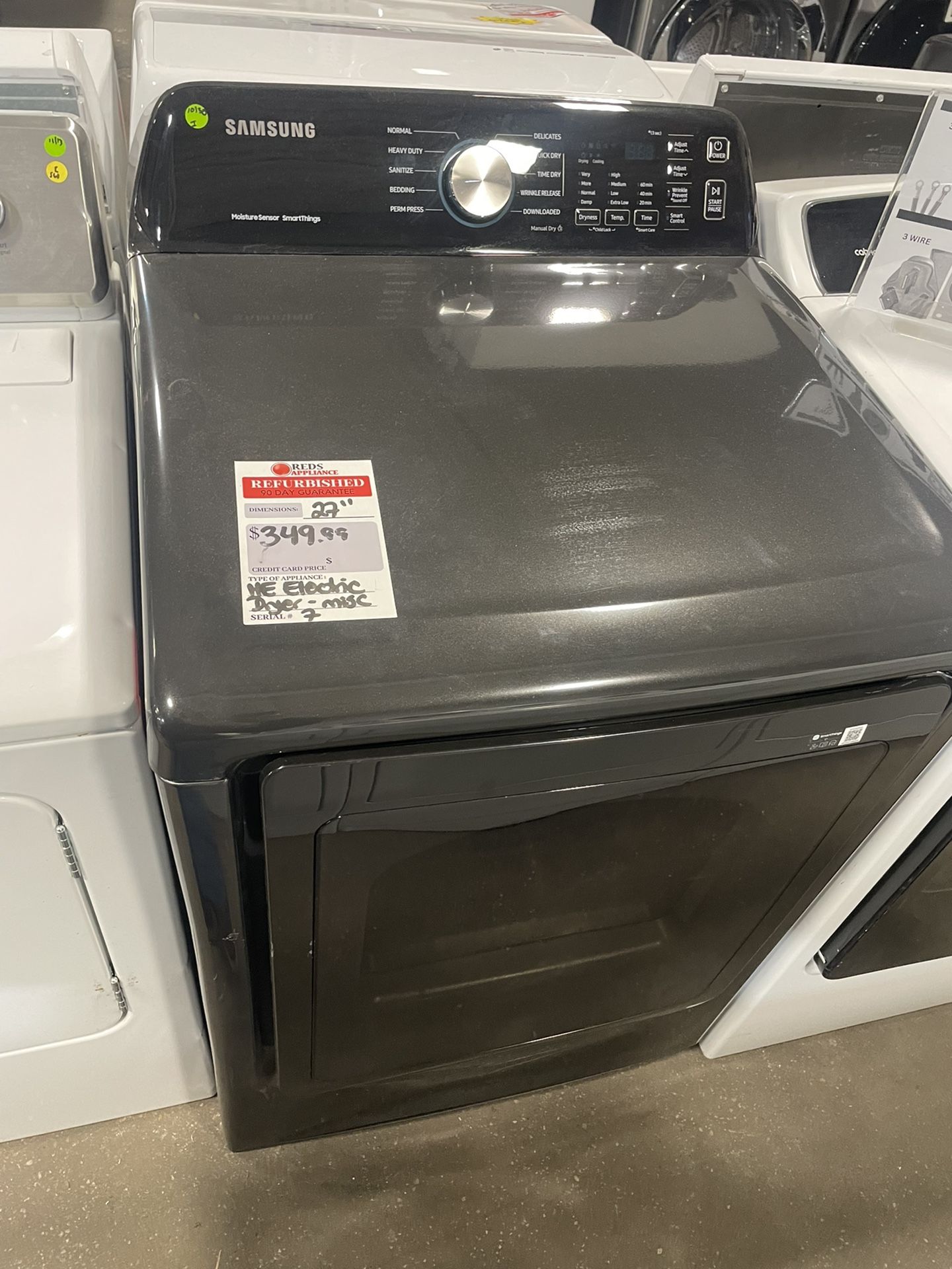 Samsung Gray Electric Dryer