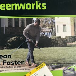 Greenworks 15’’ Surface Cleaner