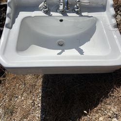Porcelain Sink Never Used.