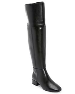 Liz Claiborne Womens Dover Flat Heel Over the Knee Boots