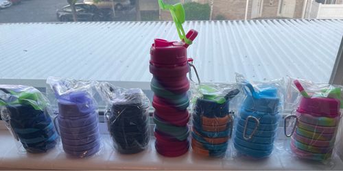 Collapsible water bottles