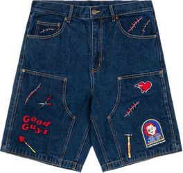Chucky Childs Play Men’s Denim Jean Shorts Sizes Medium & XL New