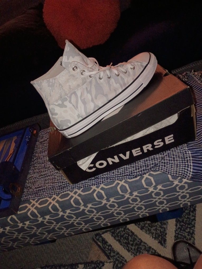 Brand New In A Box Never Used Converse High Tops