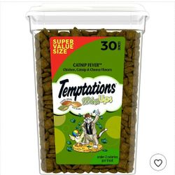 30oz🐈Temptations™️🐈‍⬛ Cheese, Chicken and Catnip Flavor Mix-Ups Crunchy Cat Treats (*Only $10)