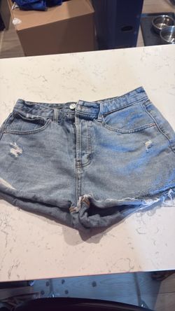 Denim shorts