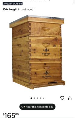Free used bee hive. Half is full of bees