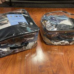 Two Large Bags Of Adult Men’s women, and children’s clothes
