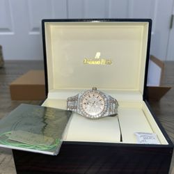 Vvs moissanite dinond watch Pass The Dimond Tester 