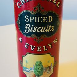 Vintage Crabtree & Evelyn Spiced Biscuits Tin