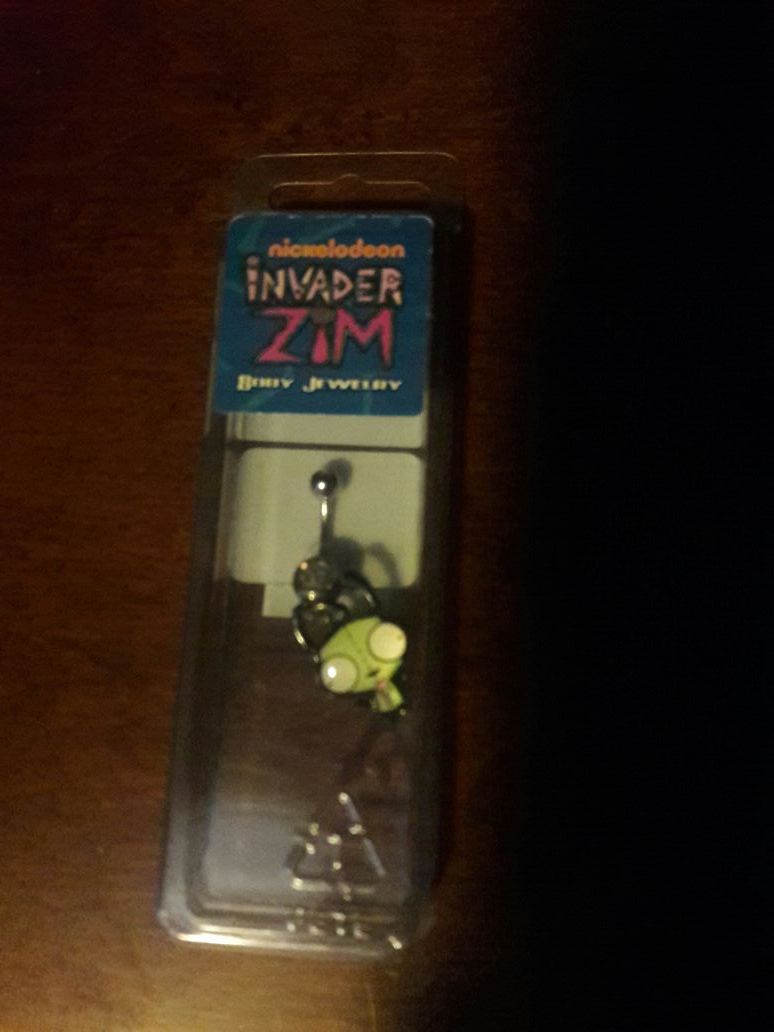 Invader zim gir belly ring brand new