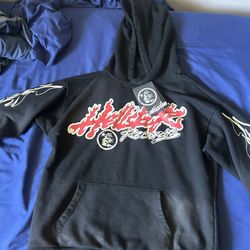 Black Hellstar Tours Hoodie Men’s Size Small Worn 1x