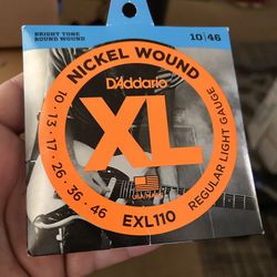D’ADDARIO GUITAR STRINGS