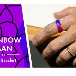 Inked by enso Rings x Lucas Beaufort “Rainbow Man” Size 6