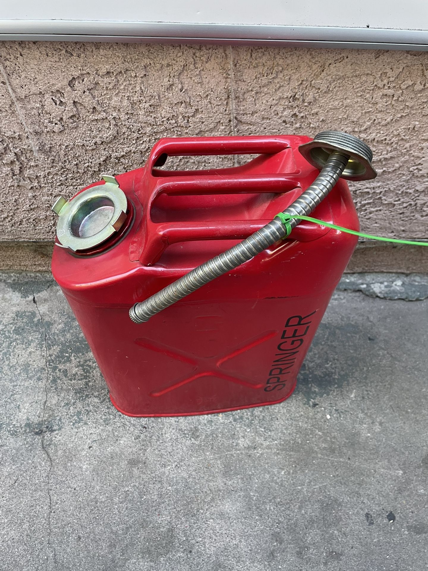 Vintage Metal Gas Tank