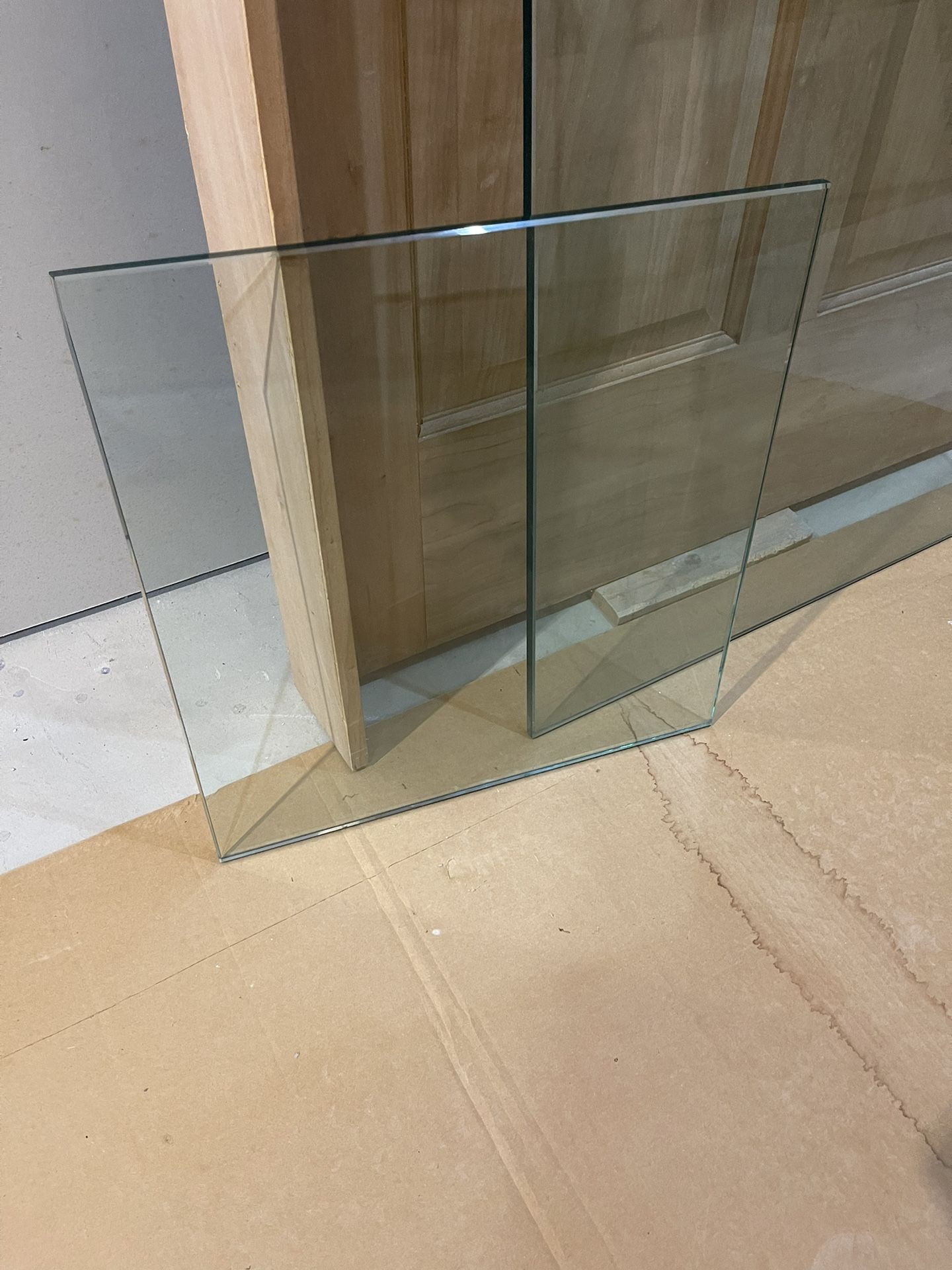 1/2 Inch Thick Beveled Glass For Table/shelves