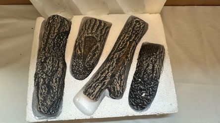 Ceramic Fireplace Log Set