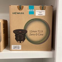 Loawa 12mm T2.9 Zero-D Cine Lens For Sony