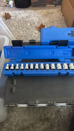 New Cornwell Tools CBP2M 13 Piece Chrome Metric Socket Set 3/8" Drive