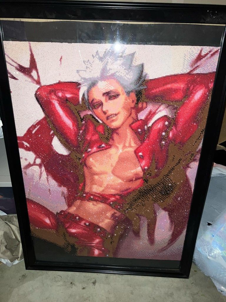 Seven Deadly Sins Diamond Art Picture With Frame