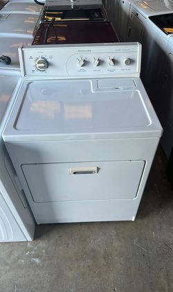 White KitchenAid Electric Dryer QuickDry