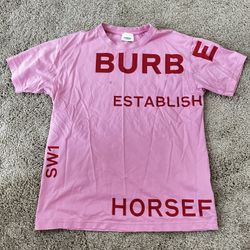 Pink Burberry M Shirt 